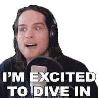 Im Excited To Dive In Sam Johnson Sticker - Im Excited To Dive In Sam Johnson Im Excited To Start Stickers