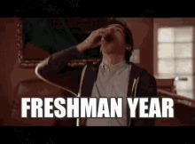 freshman drinking senior college michael richards