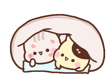 Cute Cute Couple Sticker - Cute Cute Couple Kawaii Stickers