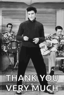 Elvis Presley Dance Move GIF - Elvis Presley Dance Move Thank You Very Much GIFs