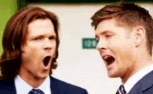 jensen silly faces making faces wtf