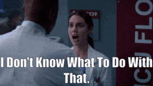 Greys Anatomy Jules Millin GIF - Greys Anatomy Jules Millin I Dont Know What To Do With That GIFs