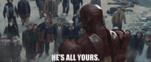 Iron Man Hes All Yours GIF
