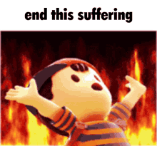 Ness End This Suffering Mother2earthbound Super Smash Bros GIF - Ness End This Suffering Mother2earthbound Super Smash Bros GIFs