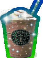 Iced Coffee Starbucks Sticker - Iced Coffee Starbucks Stickers