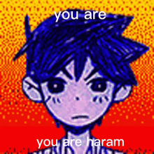 You Are Haram Omori Hero GIF - You Are Haram Omori Hero Omori Hero Haram GIFs