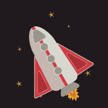 Rocket Space GIF - Rocket Space Stars GIFs