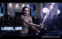 Anne Hathaway Pilgrim GIF - Anne Hathaway Pilgrim Level Up GIFs