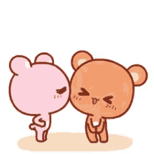missubear bear love kiss kissing missubear bear love kiss kissing