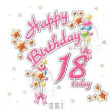 18th Birthday Happy Birthday GIF - 18th Birthday Happy Birthday Happy Birthday To You GIFs