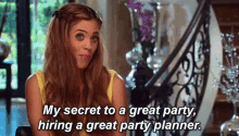 My Secret To A Great Party, Hiring A Great Party Planner. GIF - Planner Party Planner Party GIFs