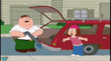 Family Guy Shotgun GIF - Family Guy Shotgun Lets Go GIFs