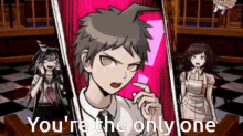 Youre The Only One Danganronpa GIF - Youre The Only One Danganronpa Hajime Hinata GIFs