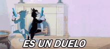 Es Un Duelo GIF - Tom Y Jerry Es Un Duelo GIFs