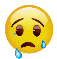 Crying Emoji Sticker - Crying Emoji Meme Stickers
