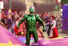 Spider Man Green Goblin GIF - Spider Man Green Goblin I Surrender GIFs