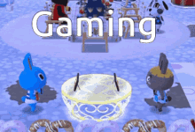 Animal Crossing Gaming GIF