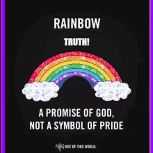 Rainbow Promise Of God GIF - Rainbow Promise Of God God GIFs