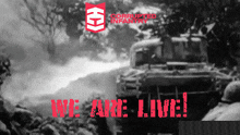 a poster for the corrupted infantry shows a tank spraying smoke