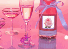 wine rose sparkle drinks