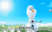 Olaf Spring Is Here GIF - Olaf Spring Is Here GIFs