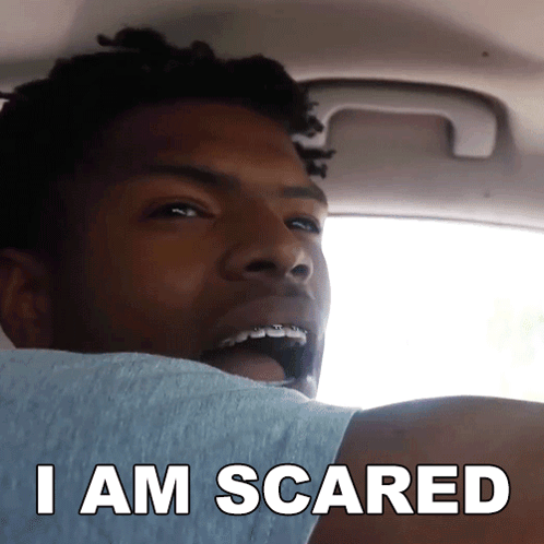 Scared Face GIF - Scared Face No - Discover & Share GIFs