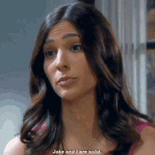 Gabi Hernandez Dimera Jake And I Are Solid GIF - Gabi Hernandez Dimera Jake And I Are Solid Days Of Our Lives GIFs