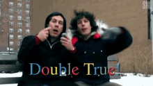Double True Rapping GIF