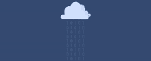rain cloud graphics numerics data stream