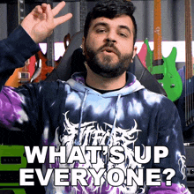 Whats Up Everyone Andrew Baena GIF - Whats Up Everyone Andrew Baena Hello Everyone GIFs