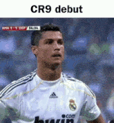 cristiano debut real madrid penalty
