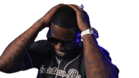 Headache Gucci Mane Sticker - Headache Gucci Mane Gelati Song Stickers