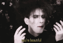 Robert Smith Cure GIF - Robert Smith Cure Youre Beautiful GIFs