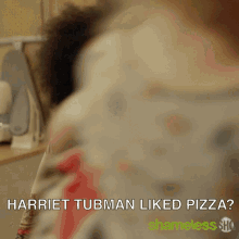 harriet tubman liked pizza thats the rumor its a rumor gossip she like pizza