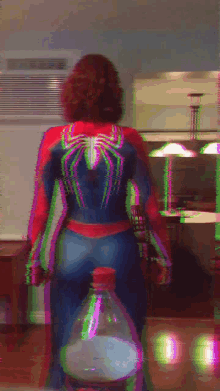Spidergirl Kick GIF