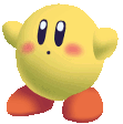 Kirby Keeby Sticker - Kirby Keeby Yellow Kirby Stickers