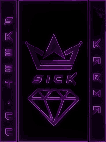 sick artwork crown diamonds skeet cc karma