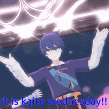 Kaito Kaito Wednesday GIF - Kaito Kaito Wednesday Vocaloid Wednesday GIFs