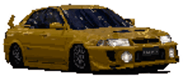 Yellow Evo Sticker Yellow Evo Lancer Discover Share GIFs