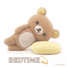 Teddy Bear Bed Time GIF - Teddy Bear Bed Time Nap Time GIFs