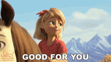Good For You Abigail Stone GIF - Good For You Abigail Stone Spirit Untamed GIFs