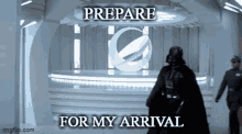 Darth Vader Arrival GIF