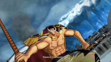 a cartoon character says heere i coooome in a video game