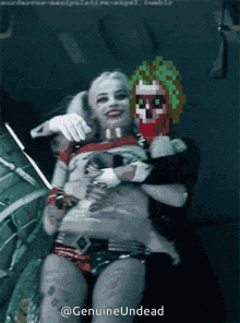 The Joker Harley Quinn GIF - The Joker Harley Quinn Genuine Undead GIFs