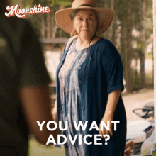 You Want Advice Bea Finley Cullen GIF - You Want Advice Bea Finley Cullen Moonshine GIFs