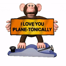 love you platonically platonic platonic love sticker luv u platonically plane