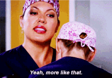 Greys Anatomy Callie Torres GIF - Greys Anatomy Callie Torres Yeah More Like That GIFs