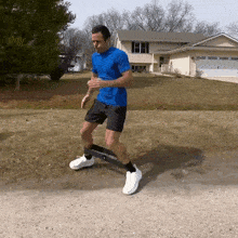 Run While Doing Resistance Band Daniel Labelle GIF - Run While Doing Resistance Band Daniel Labelle Resistance Band Running GIFs