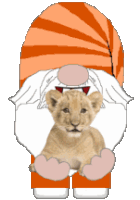 Gnome Lion Sticker - Gnome Lion Stickers