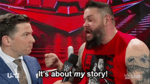 Wwe Kevin Owens GIF - Wwe Kevin Owens Its About My Story GIFs